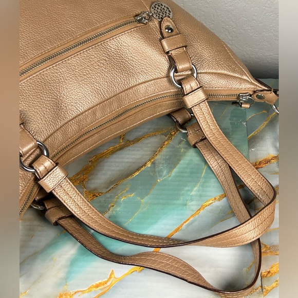 COACH 2011 Alexandra Champagne Leather 2-Way Bag ✨🤩 - Picture 10 of 17